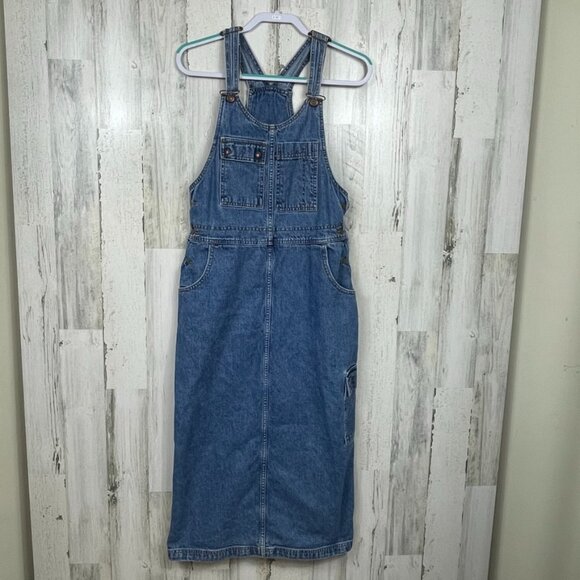 Levi's Dresses & Skirts - Levi's vintage denim jumper maxi skirt overalls size Medium gorpcore classic